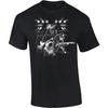 Funny Adult T-Shirt Cat Rock-n-Roll Band