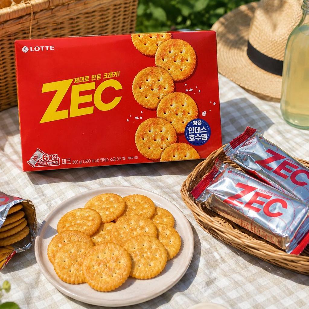 Lotte ZEC Saltede Soda Kjeks 300g