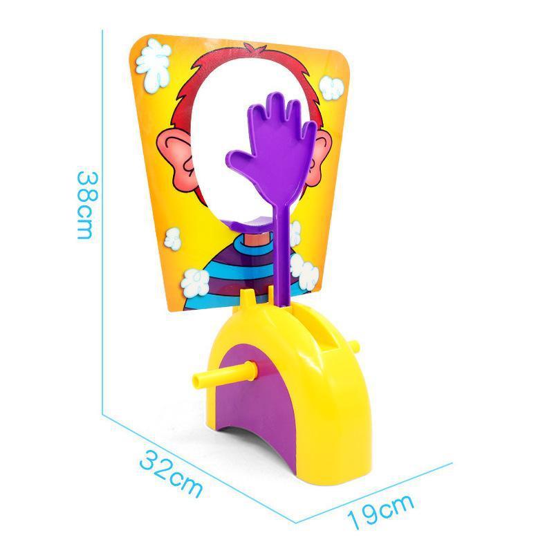 

Dual/Single Player Cream Pie Machine - Hilarious Party Game, Safe & Easy Clean, 2-in-1 Comedy Gag Gift for Friends & Group Event