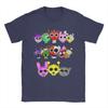 T-shirts Sprunki Hommes Femmes Hauts en Coton Pur Manches Courtes Incroyables Col Rond T-shirts Imprimés