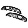 Honeycomb Bumper Front Fog Light Grill Grille Cover 8P0807682D 8P0807681D Fit A3 8P 2009-2013