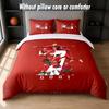 Set Biancheria da Letto Design Cristiano Ronaldo 1 Copripiumino + 2 Federe Morbido Traspirante Biancheria da Letto per la Casa