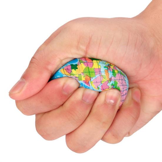 Squishy Squeeze World Map Globe Palm Ball Slow Rising Stress Reliever Kids Toys