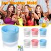Bar Whiskey Round Ice Cube Maker Silicone Large Ball Shape Spherical Ice Cube Mould Machine Quick Freezer Kitchen Gadgets