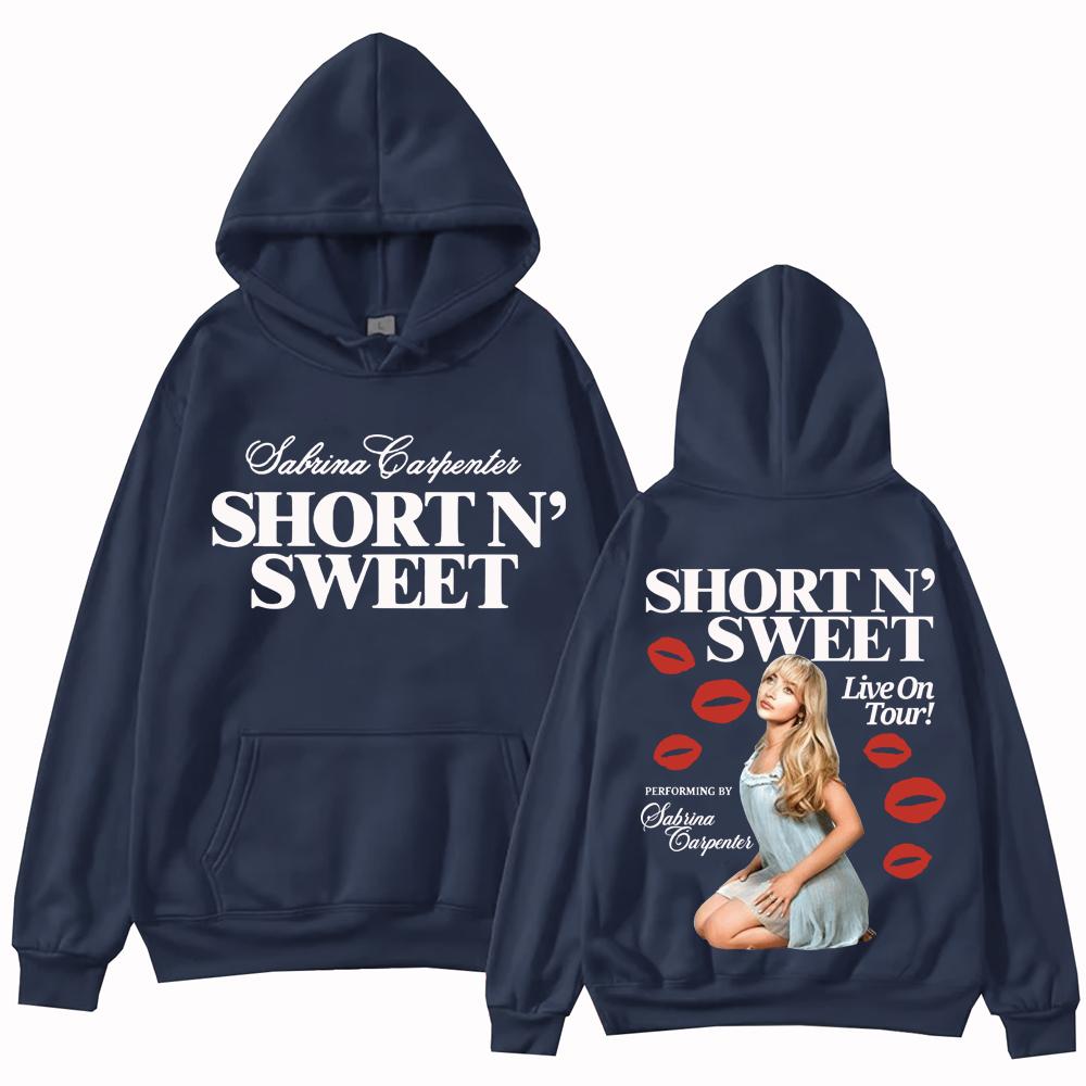 Sabrina Carpenter Wereldtournee 2025 Hoodie Man Vrouw Harajuku Lange Mouw Pullover Tops Sweatshirt Cadeau