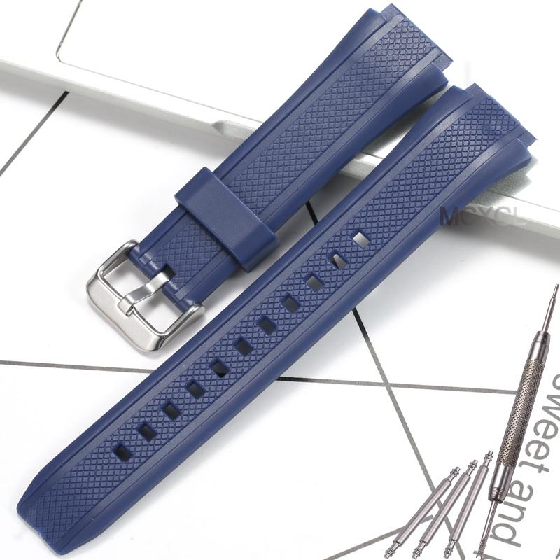 Resin Band For Casio EF-552 Men's Watch Band EF-552-1AV EF-552PB-1A2V EF-552PB-1A4V Waterproof Sports Wristband