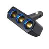Tsuchiya Yac Car Interior Supplies Socket Distributor Ring Light Socket Triple Direction Black PZ-737