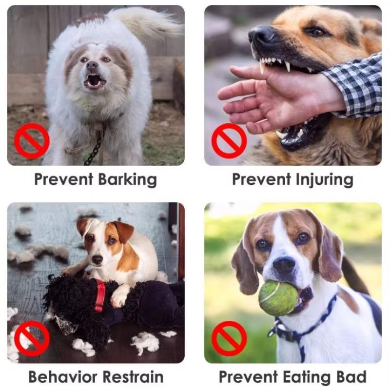 Hundemaulkorb gegen Beißen, Bellen und Kauen mit bequemem Netz, weichem Stoff und verstellbarem Riemen, geeignet für kleine, mittelgroße und große Hunde