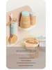 Kids' Wooden Kitchen Playset—Log Style Cooking Toy for Pretend Play