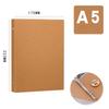 Raccoglitore con Copertina in Carta Kraft Vintage A5 A6 B5 A4 Organizzazione Ufficio Quaderno Aziendale Avanzato Cancelleria