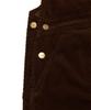 Lee Corduroy Overalls Dress Brown