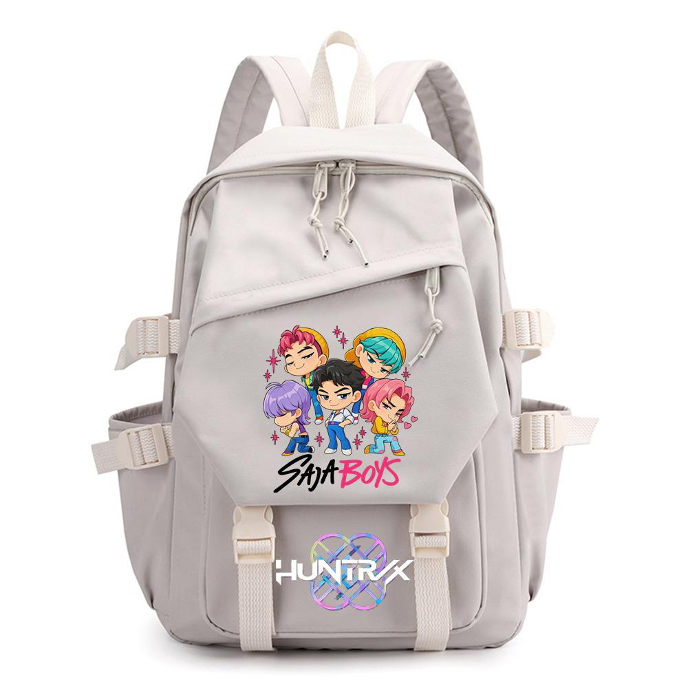 Anime Kpop Dämonenjäger Bedruckter Rucksack für Teenager Junge Mädchen Schulanfang Schultasche Kinder Student Buchrucksack Frauen Reisetasche Kindergeschenk Mochila
