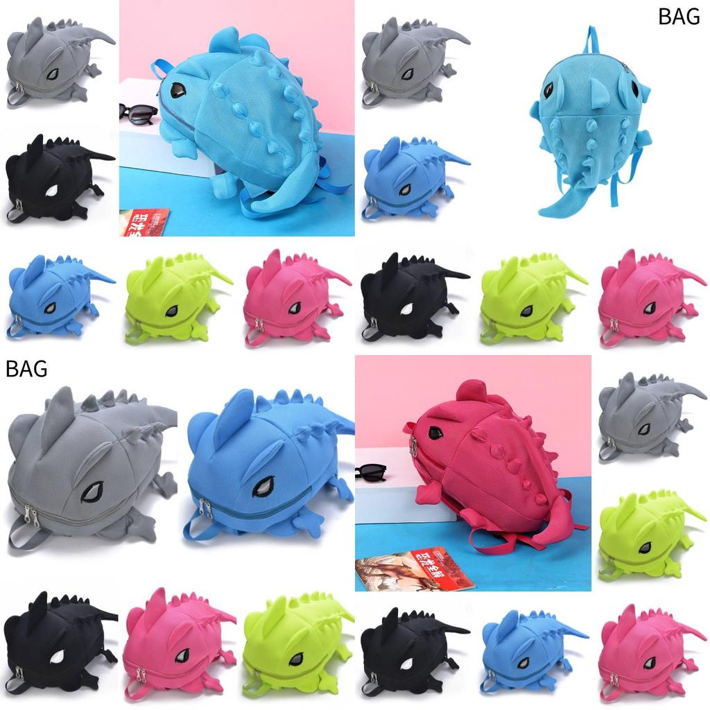 Colorful Chameleon School Backpack For Kids