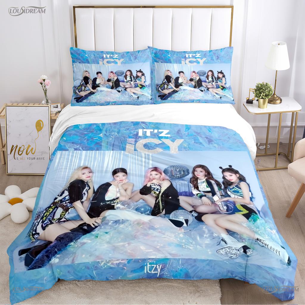 Itzy-Korean Singing Group All Season Duvet Cover Comforter Bedding Set Soft Quilt Cover And Pillowcases Single/Double/Queen/King