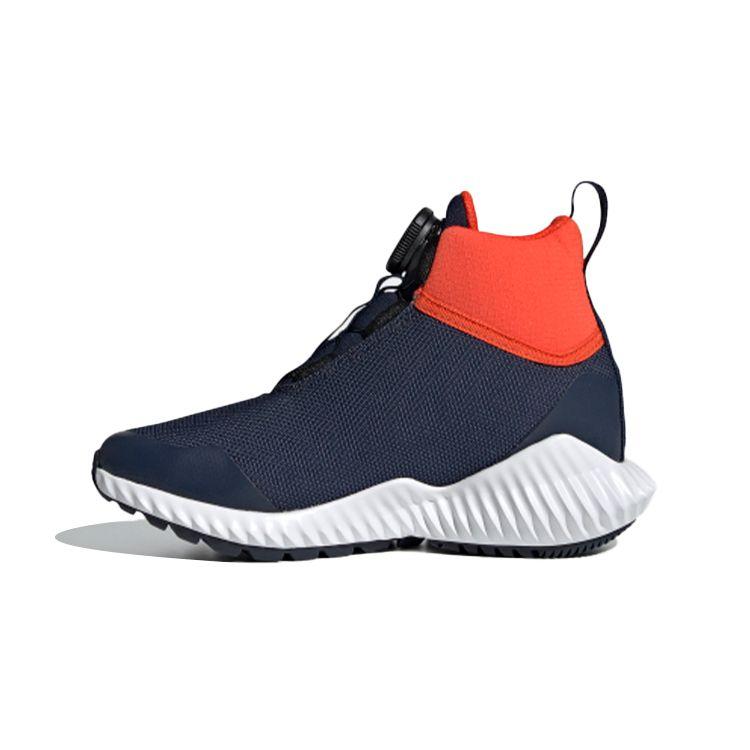 Adidas Fortatrail Boa K Comfortable Non-Slip Durable Breathable High-Top Outdoor Shoes Kids Shoes Blue Orange G27561