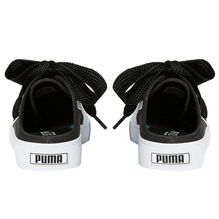 Puma  Bari Mule Ribbon Black White Women Sneakers 382331-01