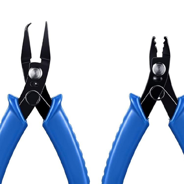 2 Pcs Crimper Pliers Crimping Tool for Crimp Beads Jewelry Repair Making