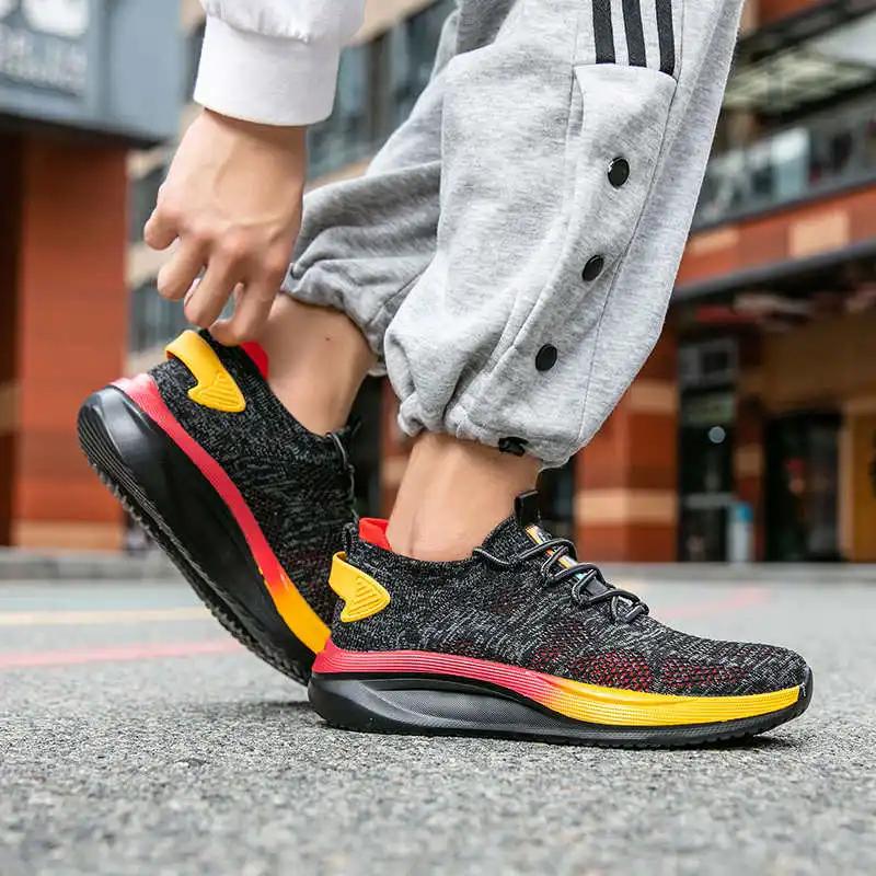 Fashion Hip Hop Without Heel Men Walking Shoes Boots Men's Ankle Sneakers Men Sports Basquet Resell Advanced Lowest Price Sapateni