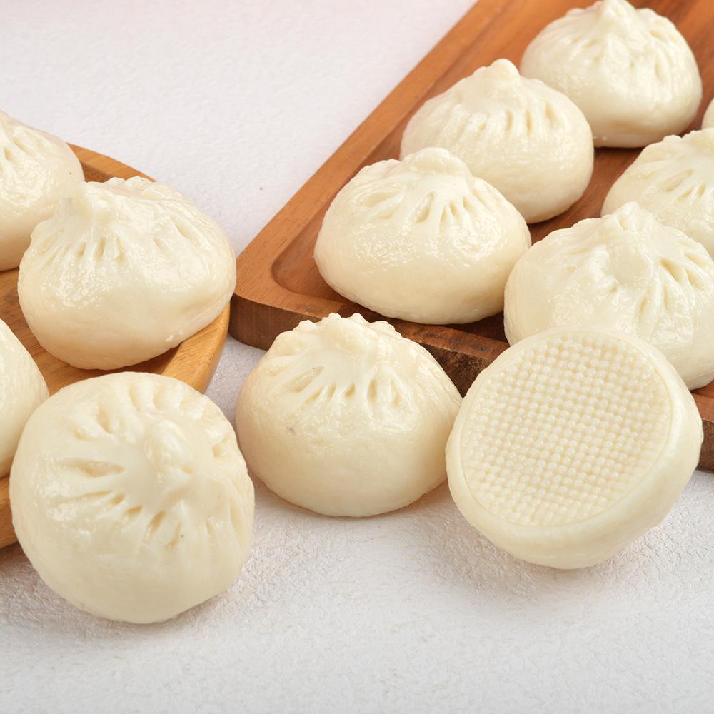 Crab Roe Xiaolongbao Dumpling Simulation Model: Decorative Breakfast Baozi Prop