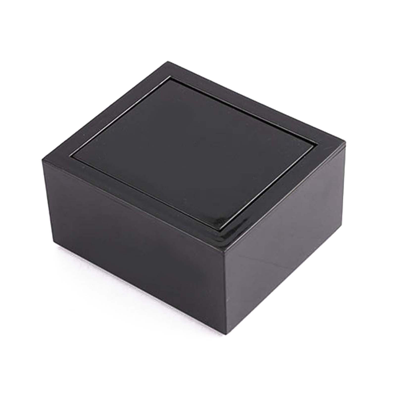

Multipurpose Jewelry Gift Box Plastic Cufflinks Box Flip Cover Rotating Jewelry Display for Case for Creative Packaging 1 чёрный