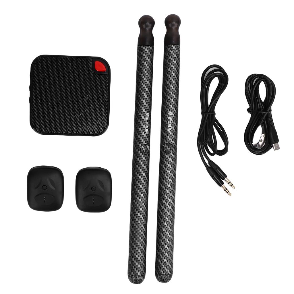Electronic Air Drum Kit Virtual Sensing Drum Stick and Speaker Set for Musical Instrument Practice