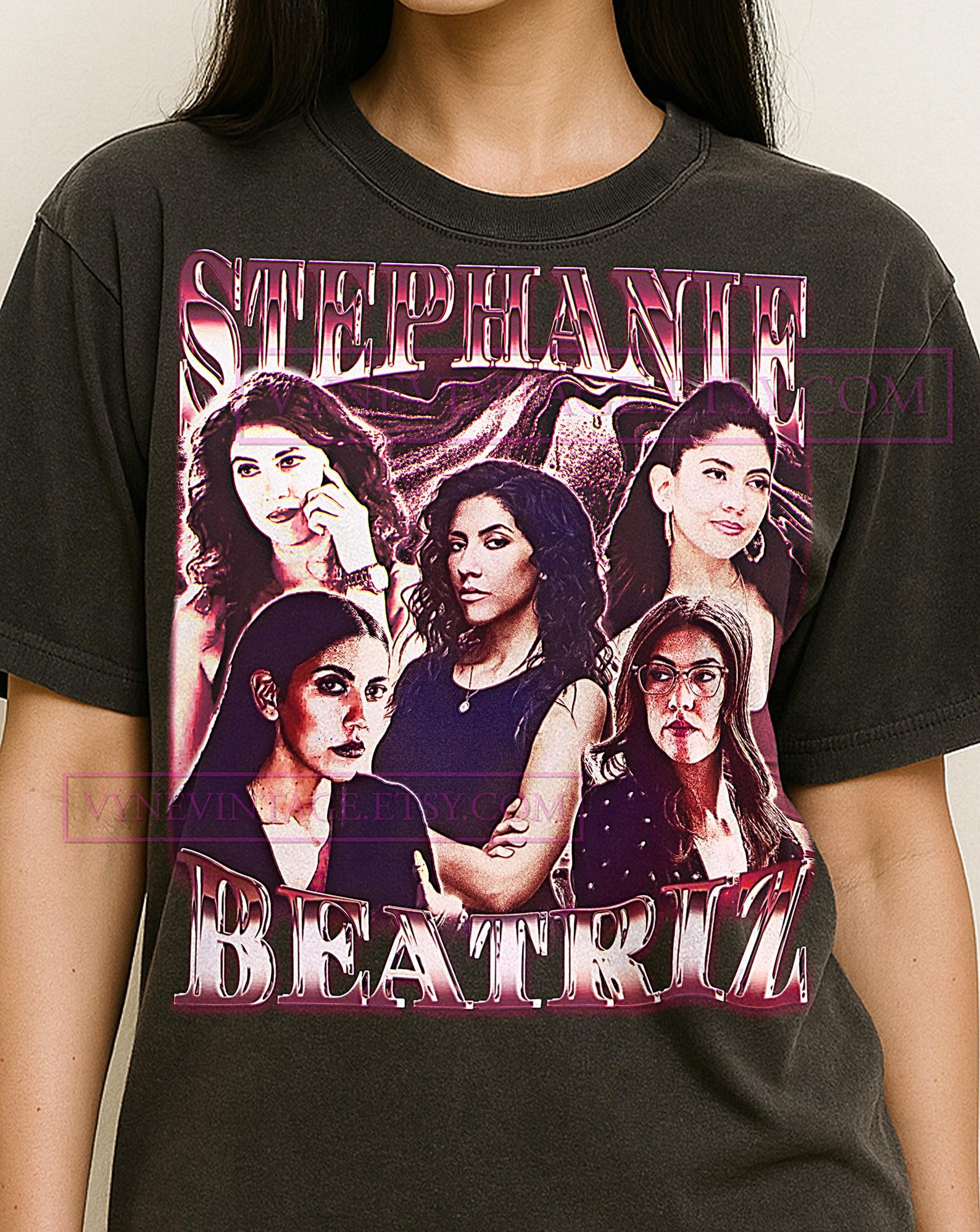 STEPHANIE BEATRIZ T-Shirt, Vintage Actress Tv Star Comedy Performer Tee, 90s Retro Throwback, Stephanie Beatriz Sweater S