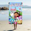 Cartoon Niedlich G-Gabbys Puppenhaus Handtuch Weich Pool Geschenk für Reise Fitnessstudio Dusche Camping Schnelltrocknend Sport Großes Strandtuch