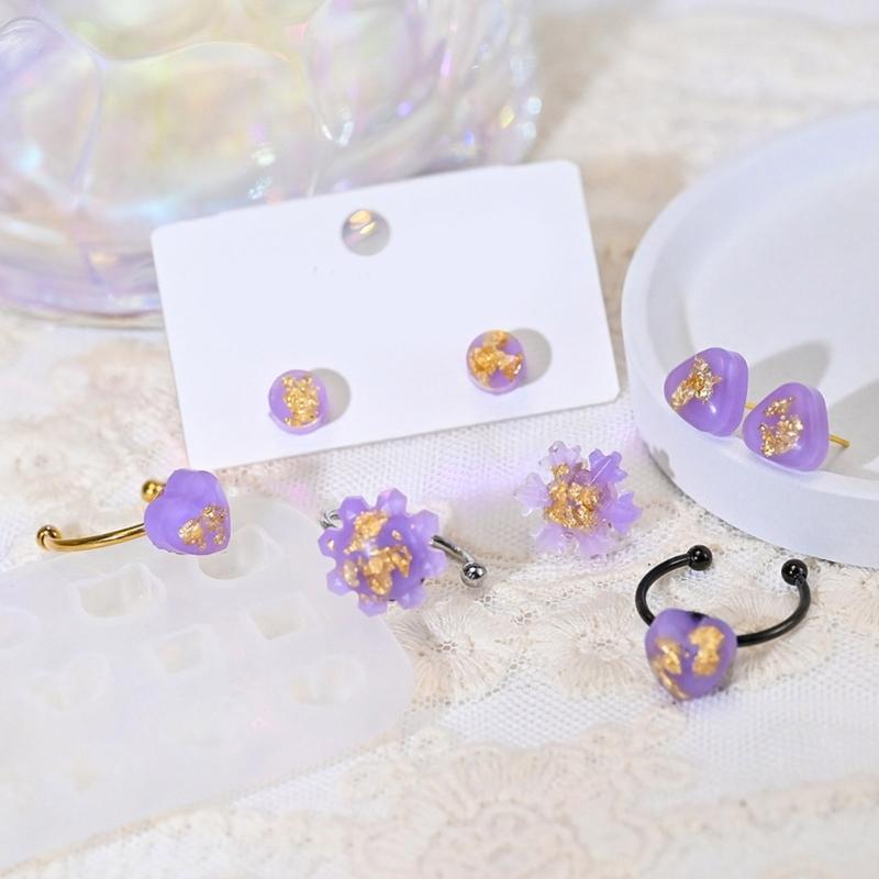 Practical Handcraft Personalize Earrings Using Easy To Use Sturdy Silicone Mould Craft Supplies for Enthusiasts