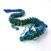 3D Printed Articulated Dragon Fish Tank Landscaping Chinese Long Flexible Ornament Toy Model Home Office Decoration Kids Gifts