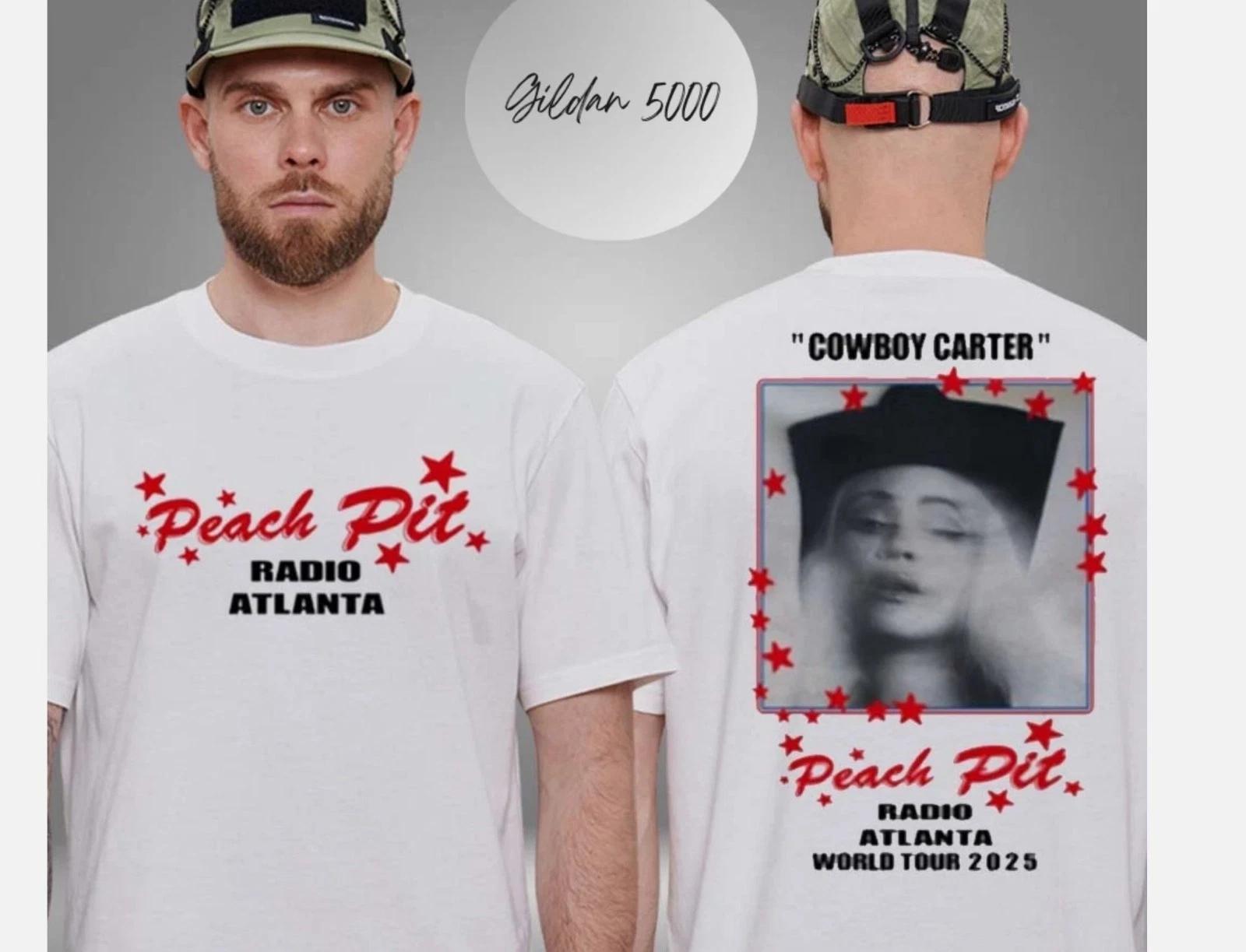 

Beyonce Cowboy Carter Tour Atlanta Peach Pit Exclusive New Merch T-shirt M