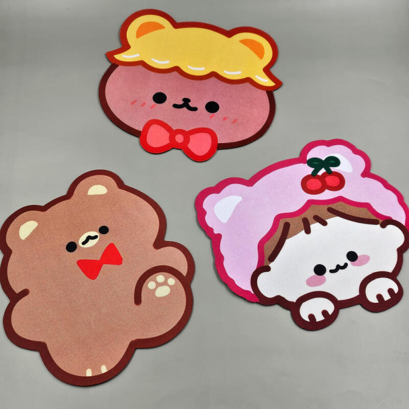 

Милая character нескользящая коврик для мыши Hat Bear
