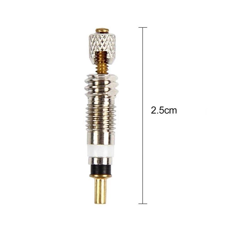 2/5/10ps Bicycle Presta Valve Core Brass FV MTB Road Bike Tyre Valve Core Presta Replacement Tubeless Core Remover Tool Tire Chucks 1