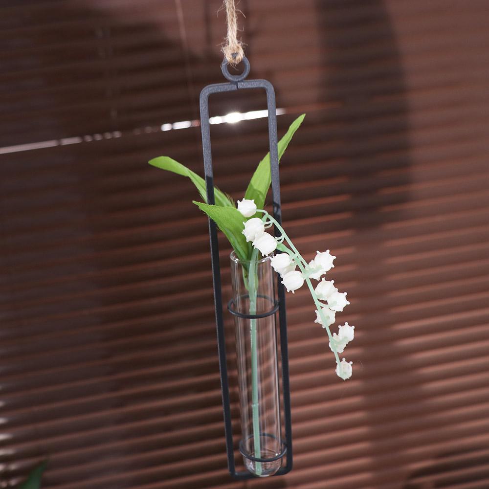 Transparent Test Tube Vases Wall Hanging Glass Vase Hanging Glass Planter Indoor