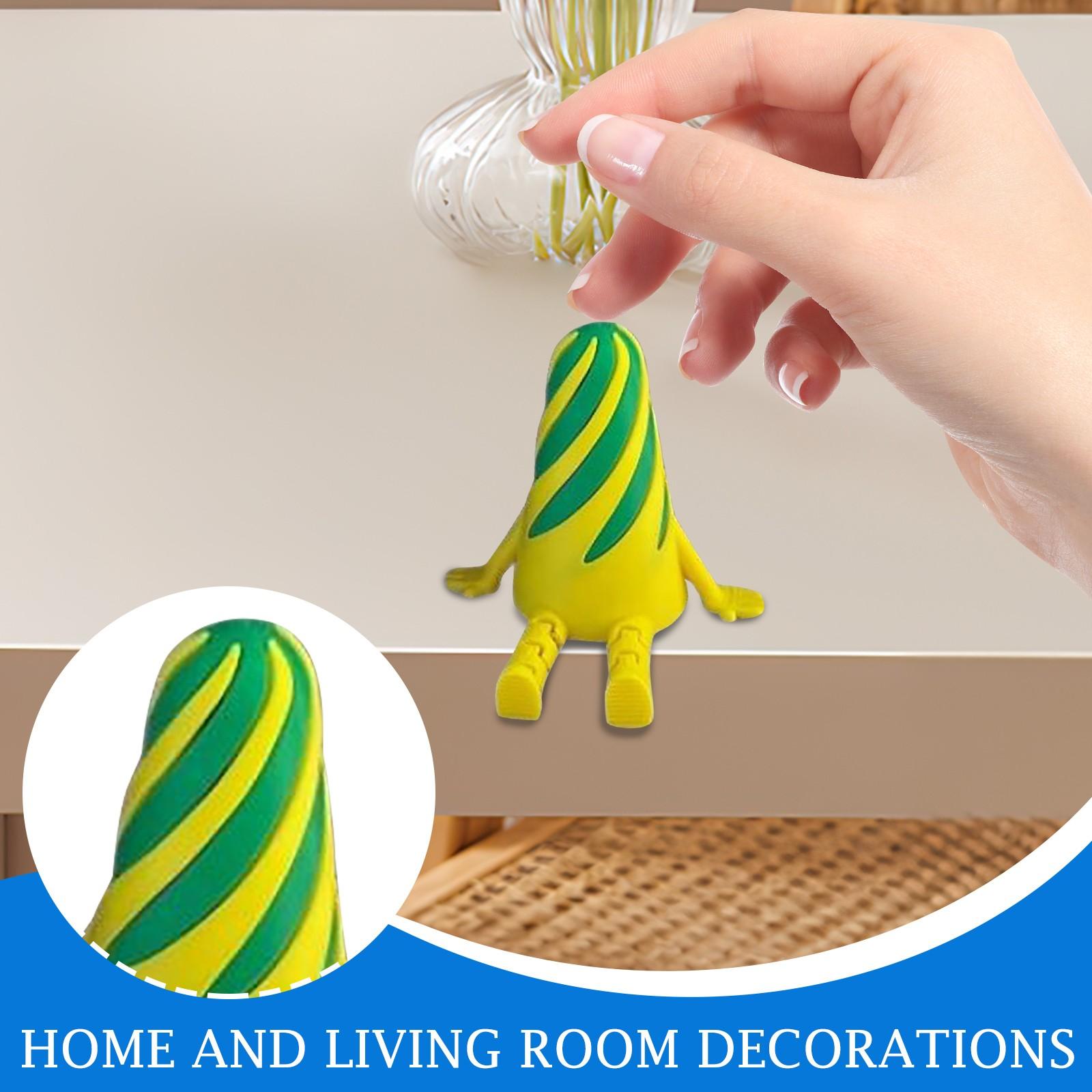 

Penetrate Toy 3D Printed Ornaments With Movable Joints One Size жовтий