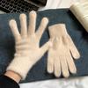 Wind Rabbit Plush Cute Warm Knitted Wool Gloves Long Girl Pink Thickened Soft Cold-proof