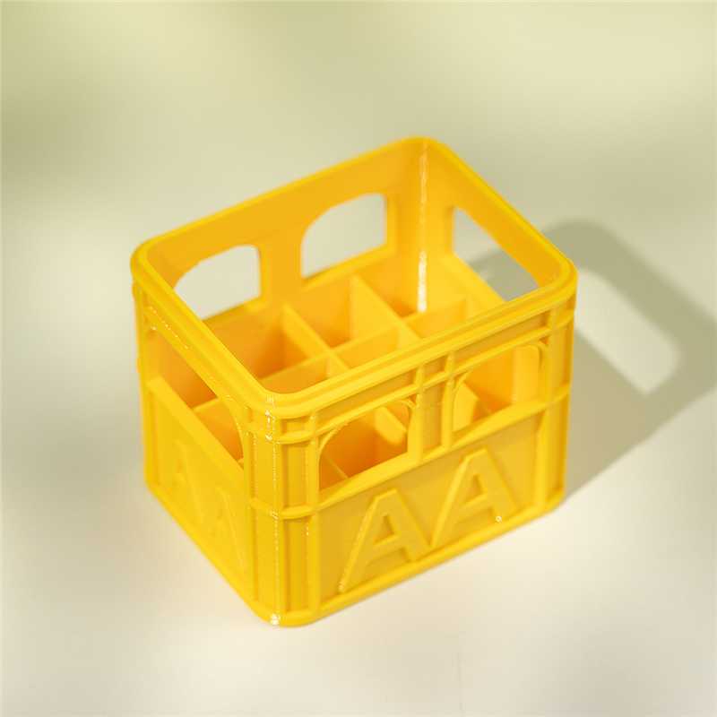 

3D-Printed Stackable Battery Organiser – 12-Compartment Large Capacity Storage Box, Suitable for AA, AAA, 18650, 21700 and 9V Ba