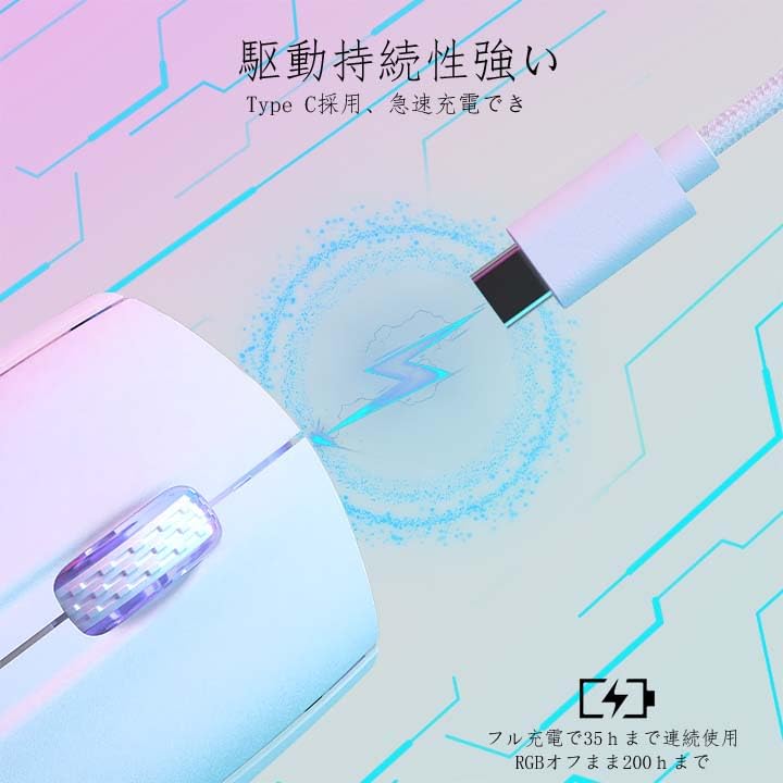 MAMBASNAKE X ATTACK SHARK X5 Gaming 3 PixArt3212 RGB Ergonomic Compatible with Vista Dealer White Mouse, Ultra-lightweight 53g, Wireless, Modes,