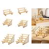 Display Riser Multi Layers Modern Portable Jewelry Organizer Rack Tabletop Storage Rack for Ornaments Toys Figures Perfume Home