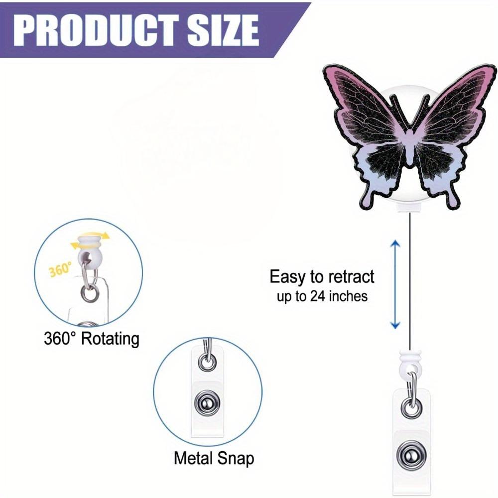 1pc Butterfly Badge Accessories Nurse Teacher Student Office Staff