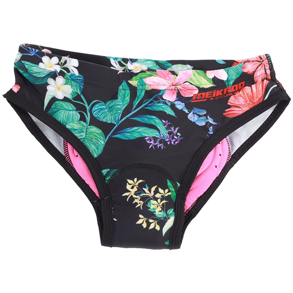 Quick Dry Women Riding Underwear Bicycle Briefs Shorts with 3D Padded Gel M