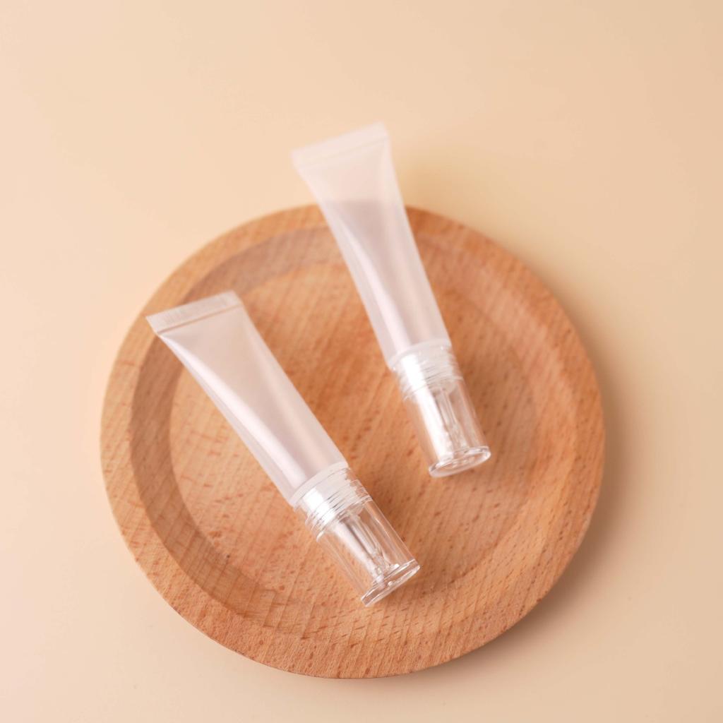 10ml Dropper Soft Tube Cosmetic Bottle for Eye Cream Liquid Lipstick Squeezable Makeup Dispenser