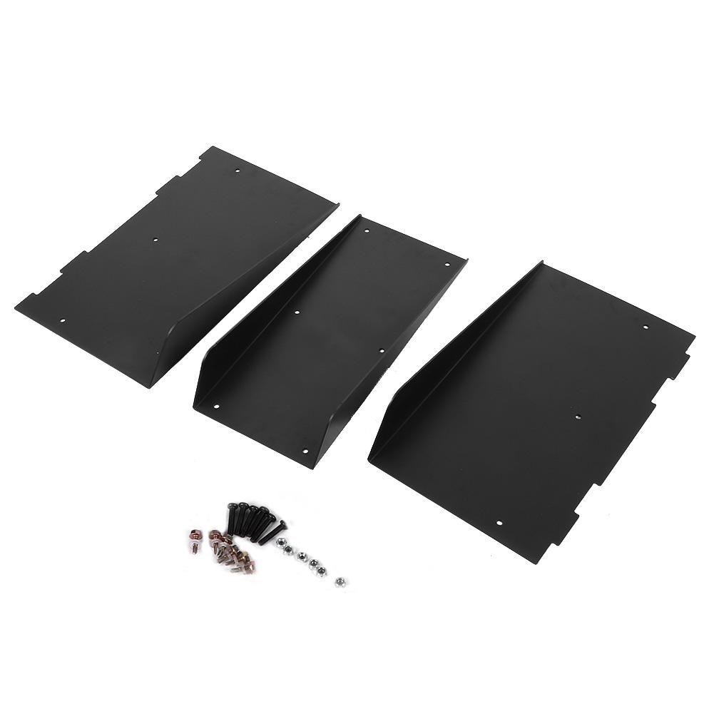 ABS Black Rear Rear Chassis Wing Spoiler Lip Diffuser Universal Car Modified Parts