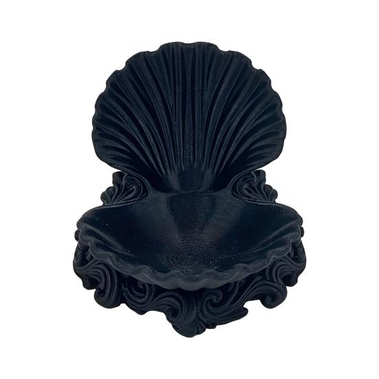Shell Jewelry Storage Tray, Three-Dimensional Carving Design, Jewelry Decorative Organizer for Rings Earrings Small Items