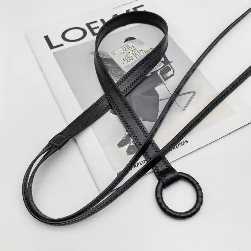 Simple Women's Belt Belt Wave Floss Design Decorative Belt