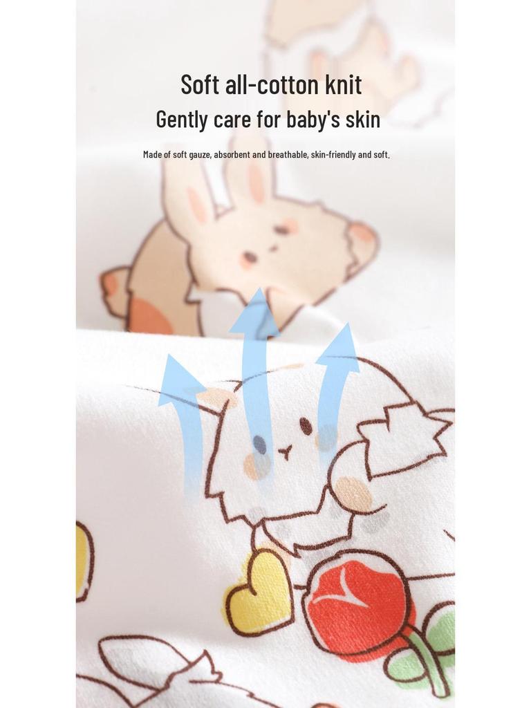 Anti-Startle Baby Swaddle Blanket, Summer Style, Pure Cotton Newborn Sleep Sack