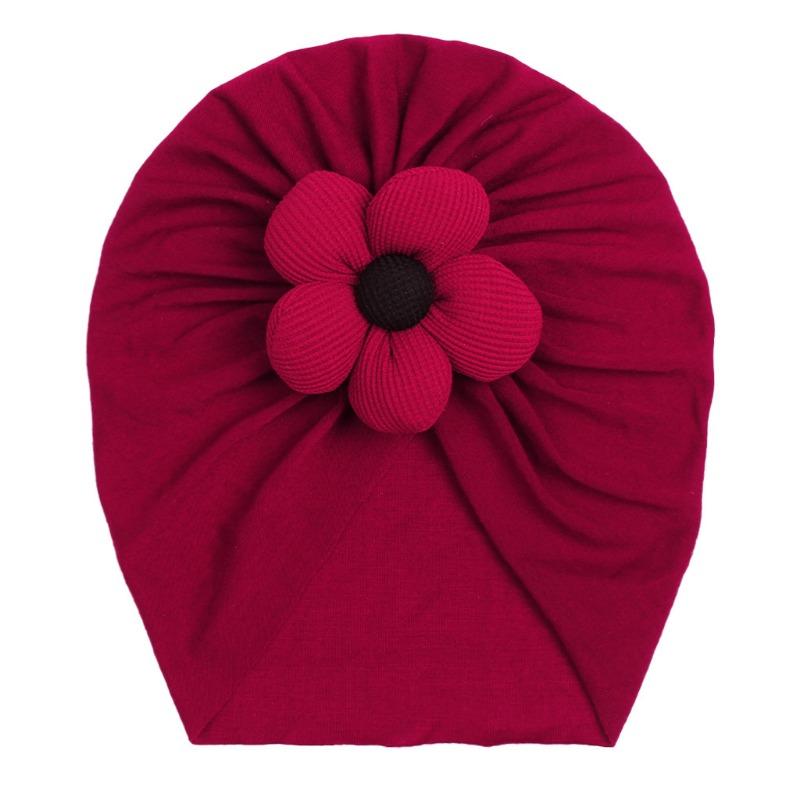 Autumn New Children's Imitation Cotton Pullover Hat, Baby Creative Comfortable Breathable Flower Hat, Baby Hat