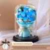 Preserved Rose Bouquet In Glass Dome