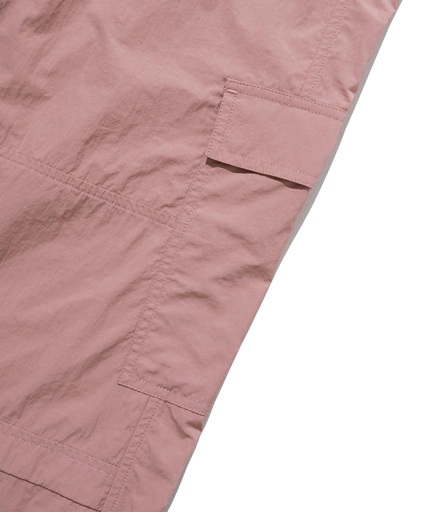 FALLETT Women'S Nylon Cargo Pants Pink