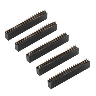 5 Stück 2 x 20 Pins 2,54 m Pitch Buchsenleiste zweireihig kurze Stiftleisten für Raspberry Pi
