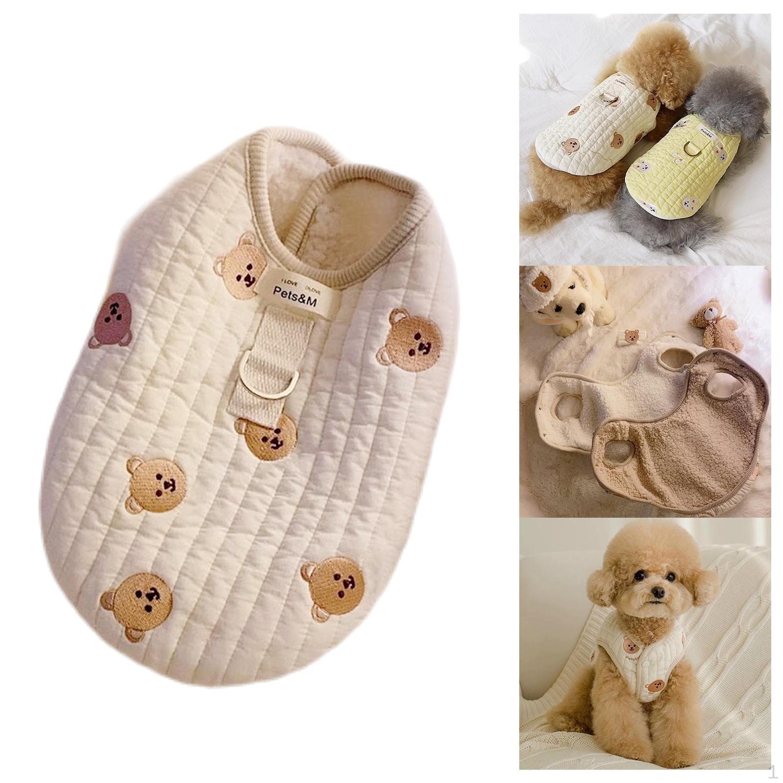 

Cozy Canine Vest Plush Fleece Dog Sweater with Leash Attachment Winter Pet Apparel for Chilly Days XXL